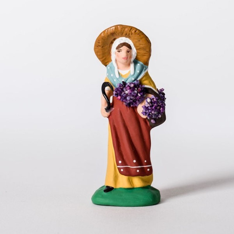 Santon la femme à la lavande