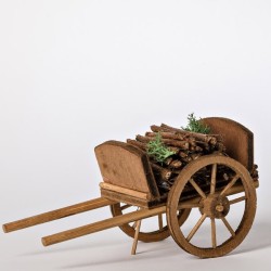 Santon la charette à bois