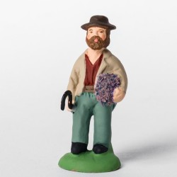 Santon l'homme à la lavande