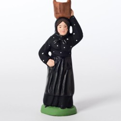 Santon femme corse au bacquet