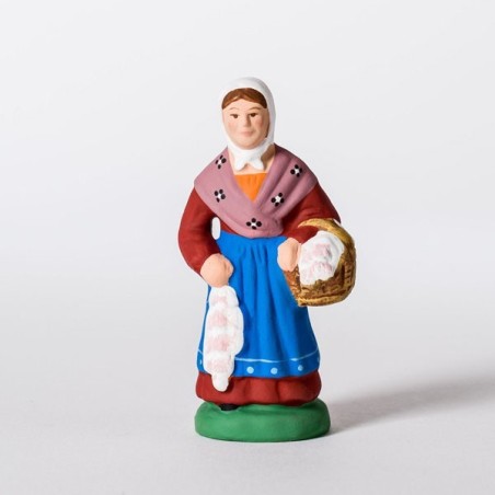 Santon la femme à l'ail